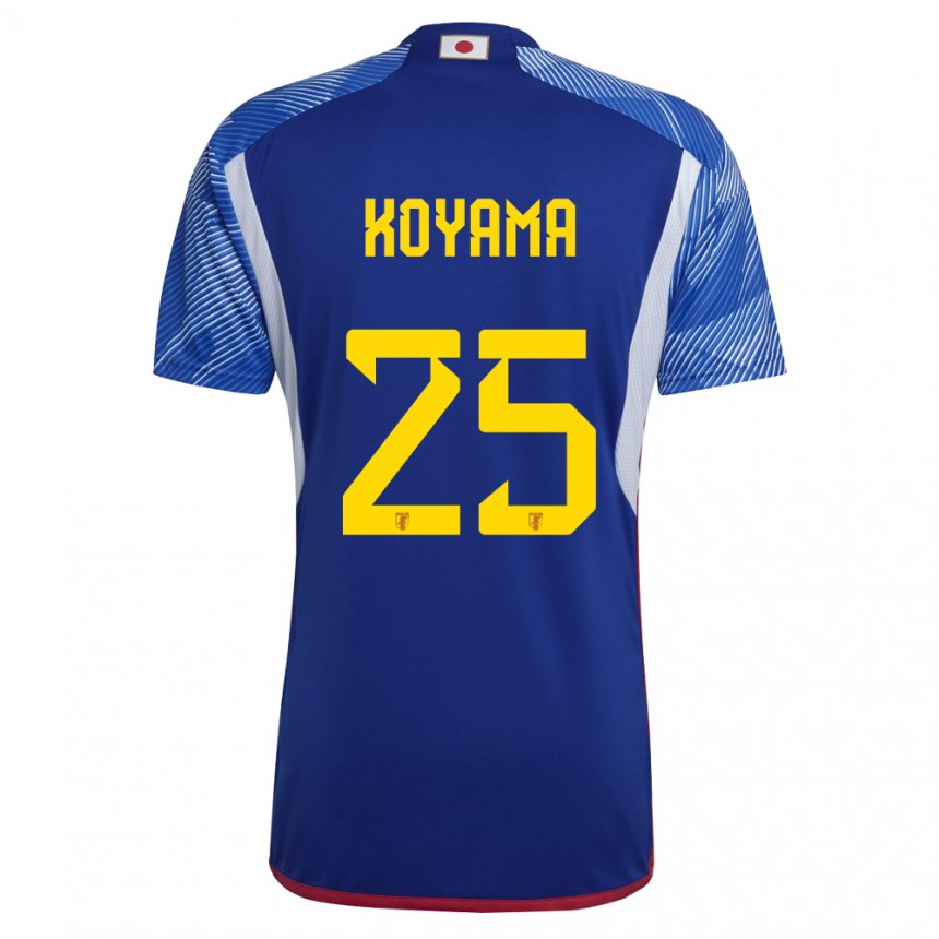 Niño Camiseta Japón Shinomi Koyama #25 Azul Real 1ª Equipación 22-24 La Camisa Chile