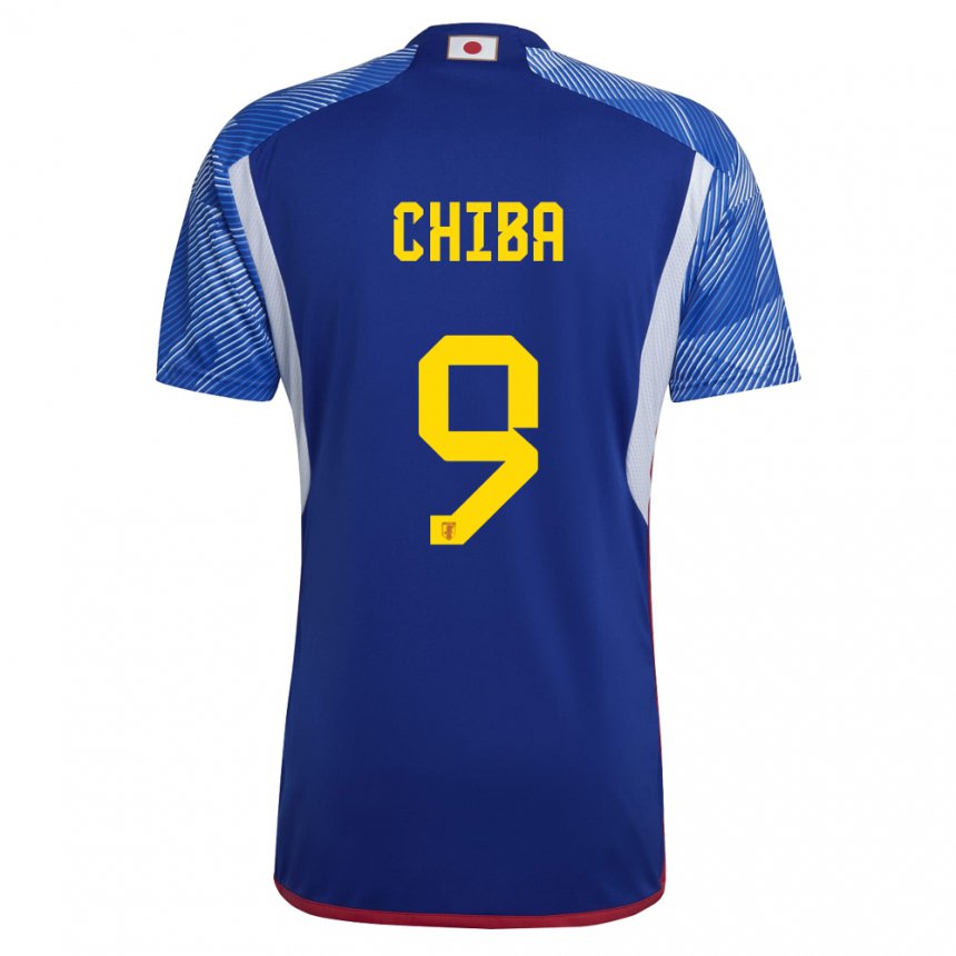 Niño Camiseta Japón Kanta Chiba #9 Azul Real 1ª Equipación 22-24 La Camisa Chile