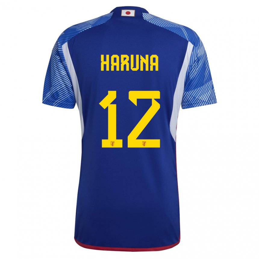 Niño Camiseta Japón Ryusei Haruna #12 Azul Real 1ª Equipación 22-24 La Camisa Chile