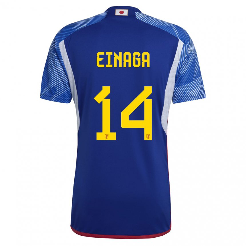 Niño Camiseta Japón Takatora Einaga #14 Azul Real 1ª Equipación 22-24 La Camisa Chile