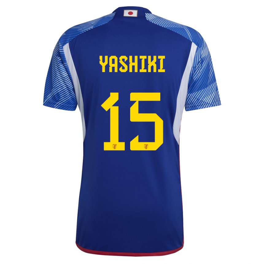 Niño Camiseta Japón Yusei Yashiki #15 Azul Real 1ª Equipación 22-24 La Camisa Chile