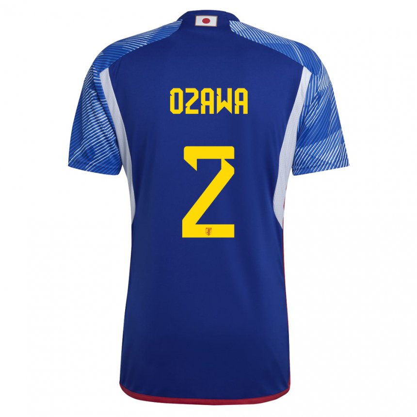 Niño Camiseta Japón Haruki Ozawa #2 Azul Real 1ª Equipación 22-24 La Camisa Chile