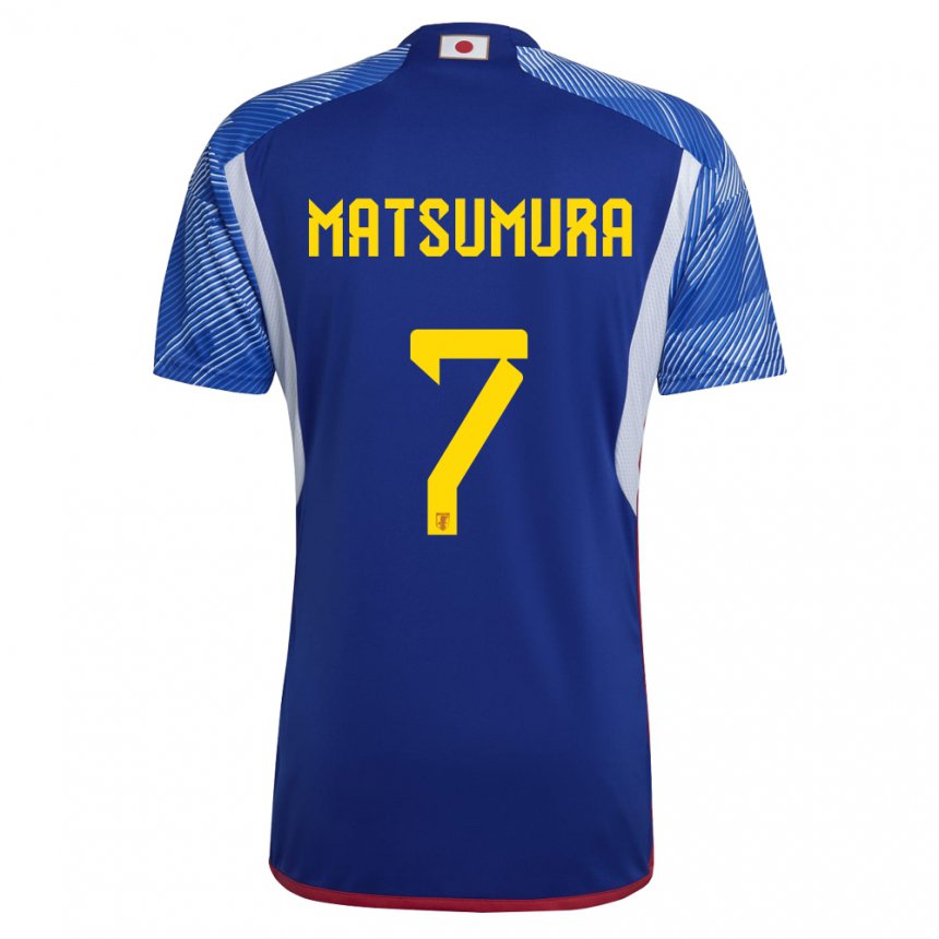 Niño Camiseta Japón Kosuke Matsumura #7 Azul Real 1ª Equipación 22-24 La Camisa Chile