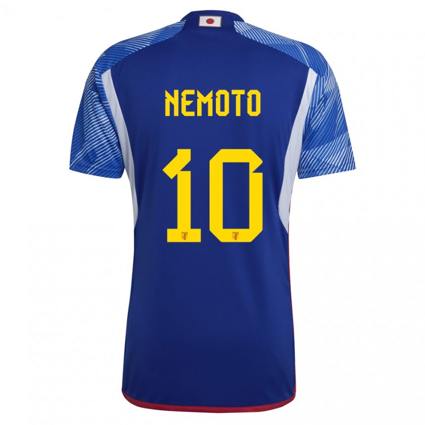 Niño Camiseta Japón Kotaro Nemoto #10 Azul Real 1ª Equipación 22-24 La Camisa Chile