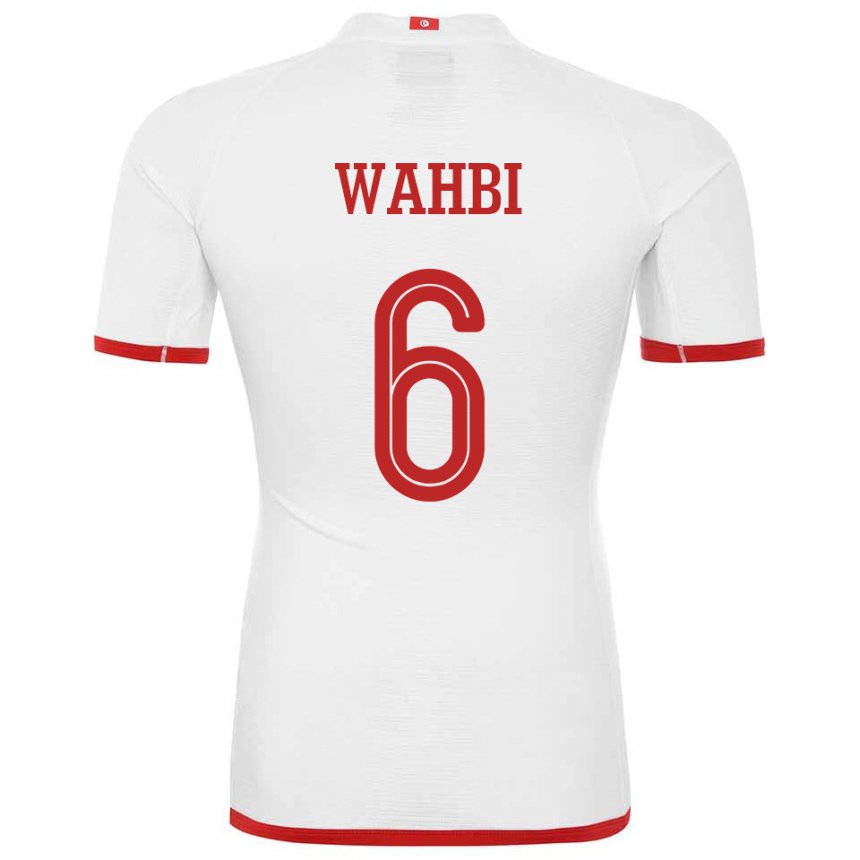 Niño Camiseta Túnez Gaith Wahbi #6 Blanco 2ª Equipación 22-24 La Camisa Chile