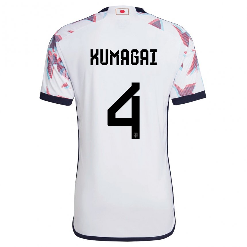 Niño Camiseta Japón Saki Kumagai #4 Blanco 2ª Equipación 22-24 La Camisa Chile