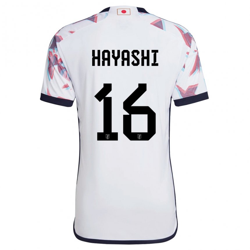 Niño Camiseta Japón Honoka Hayashi #16 Blanco 2ª Equipación 22-24 La Camisa Chile