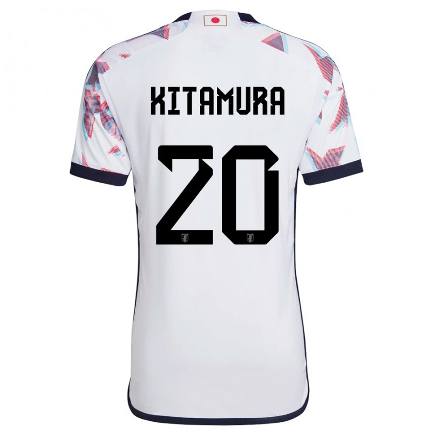 Niño Camiseta Japón Nanami Kitamura #20 Blanco 2ª Equipación 22-24 La Camisa Chile