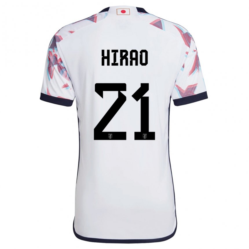 Niño Camiseta Japón Chika Hirao #21 Blanco 2ª Equipación 22-24 La Camisa Chile