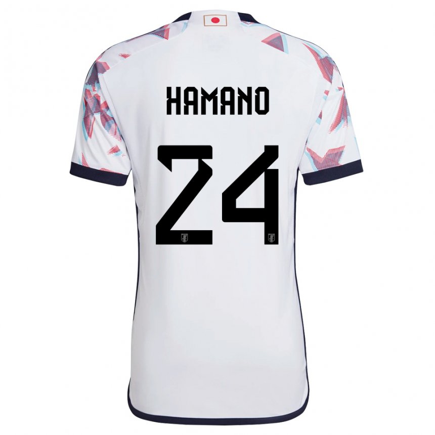 Niño Camiseta Japón Maika Hamano #24 Blanco 2ª Equipación 22-24 La Camisa Chile