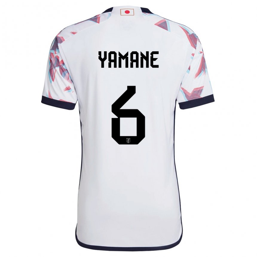 Niño Camiseta Japón Riku Yamane #6 Blanco 2ª Equipación 22-24 La Camisa Chile