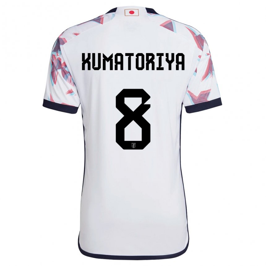 Niño Camiseta Japón Issei Kumatoriya #8 Blanco 2ª Equipación 22-24 La Camisa Chile