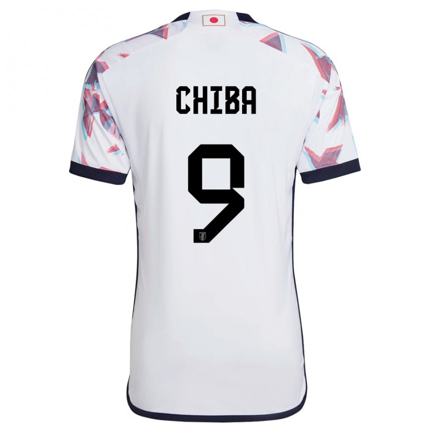 Niño Camiseta Japón Kanta Chiba #9 Blanco 2ª Equipación 22-24 La Camisa Chile