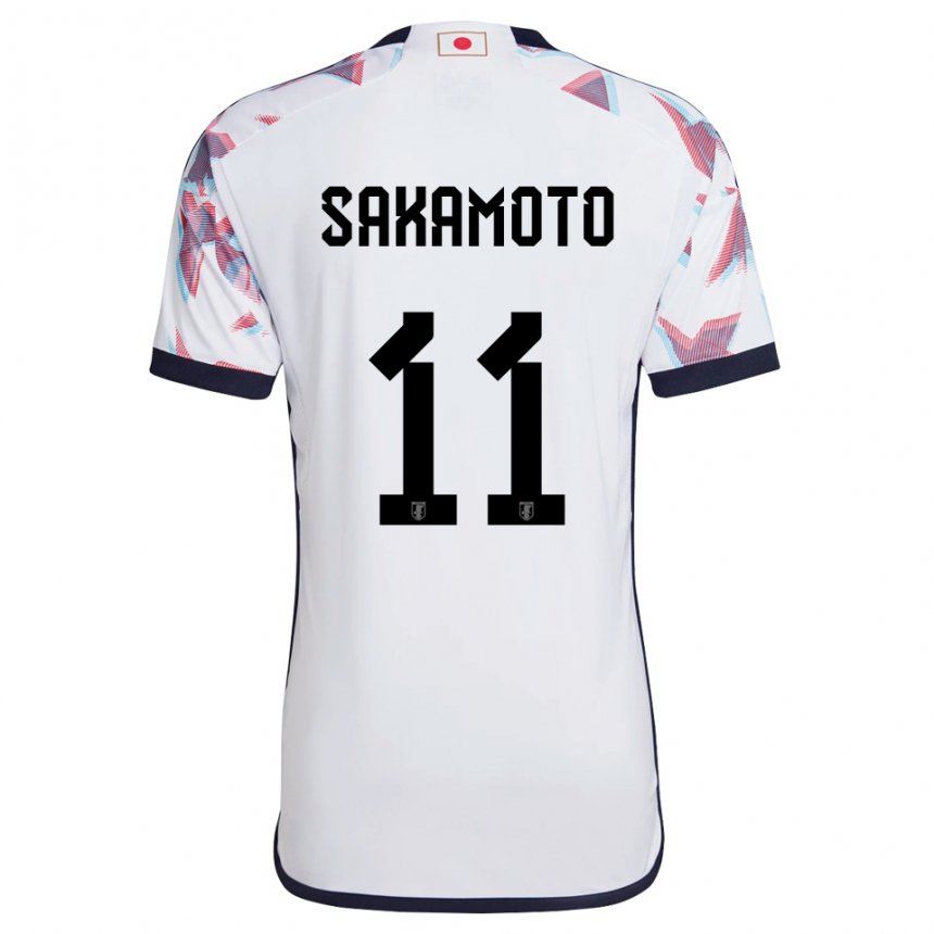 Niño Camiseta Japón Isa Sakamoto #11 Blanco 2ª Equipación 22-24 La Camisa Chile