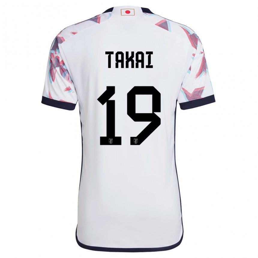 Niño Camiseta Japón Kota Takai #19 Blanco 2ª Equipación 22-24 La Camisa Chile