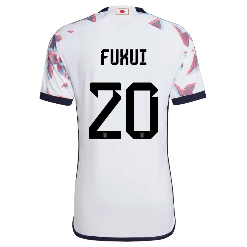 Niño Camiseta Japón Taichi Fukui #20 Blanco 2ª Equipación 22-24 La Camisa Chile