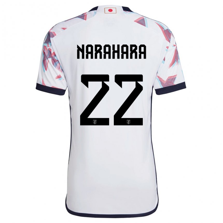 Niño Camiseta Japón Yoshiki Narahara #22 Blanco 2ª Equipación 22-24 La Camisa Chile