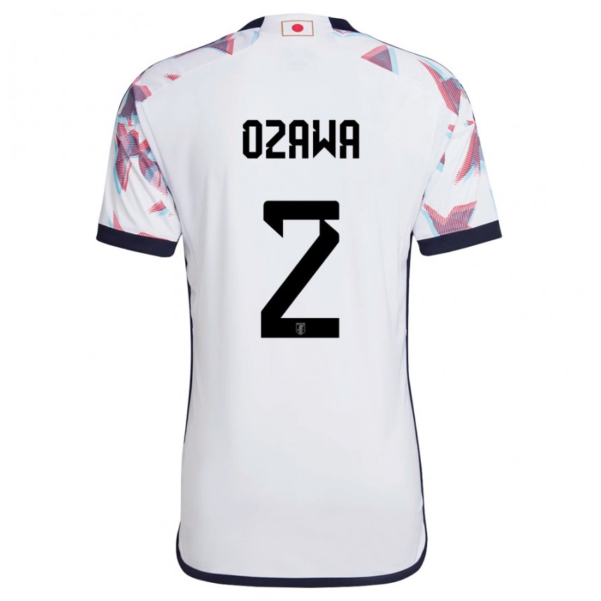 Niño Camiseta Japón Haruki Ozawa #2 Blanco 2ª Equipación 22-24 La Camisa Chile