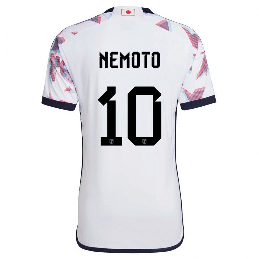 Niño Camiseta Japón Kotaro Nemoto #10 Blanco 2ª Equipación 22-24 La Camisa Chile