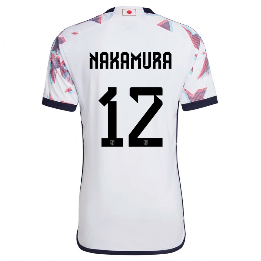 Niño Camiseta Japón Keisuke Nakamura #12 Blanco 2ª Equipación 22-24 La Camisa Chile