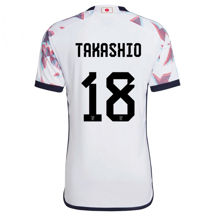 Niño Camiseta Japón Hayase Takashio #18 Blanco 2ª Equipación 22-24 La Camisa Chile