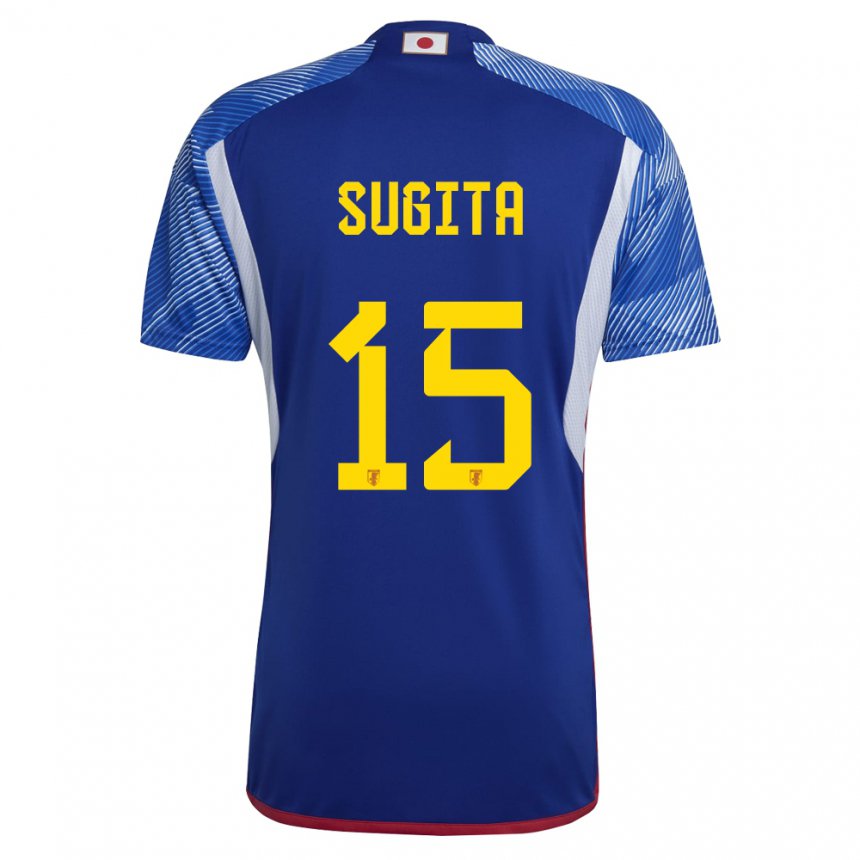 Hombre Camiseta Japón Hina Sugita #15 Azul Real 1ª Equipación 22-24 La Camisa Chile
