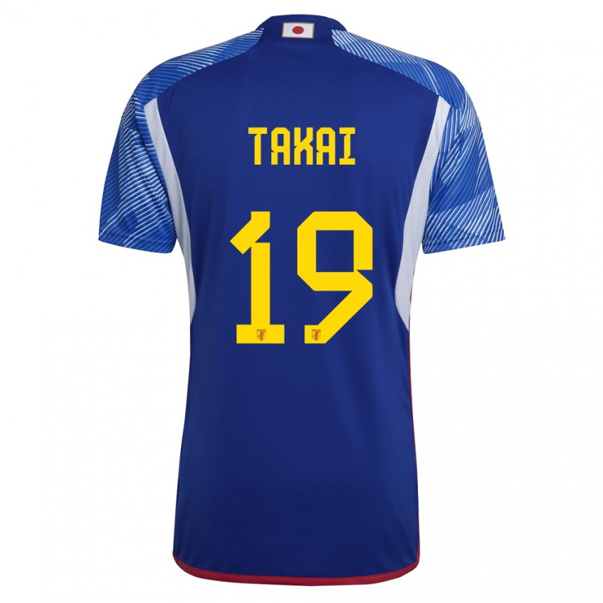 Hombre Camiseta Japón Kota Takai #19 Azul Real 1ª Equipación 22-24 La Camisa Chile