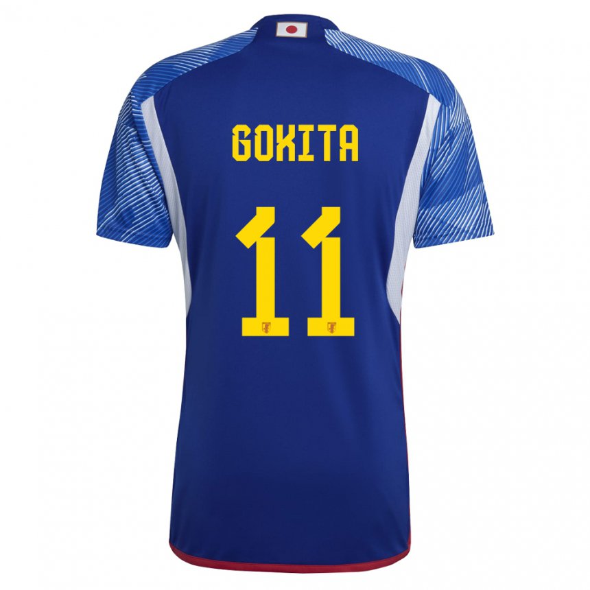 Hombre Camiseta Japón Kishin Gokita #11 Azul Real 1ª Equipación 22-24 La Camisa Chile