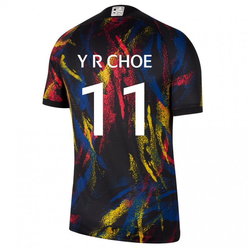 Hombre Camiseta Corea Del Sur Choe Yu Ri #11 Multicolor 2ª Equipación 22-24 La Camisa Chile