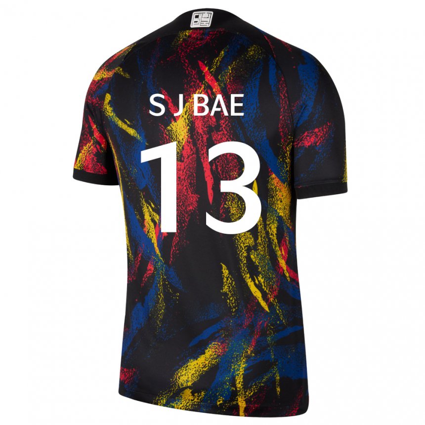 Hombre Camiseta Corea Del Sur Bae Seo Joon #13 Multicolor 2ª Equipación 22-24 La Camisa Chile