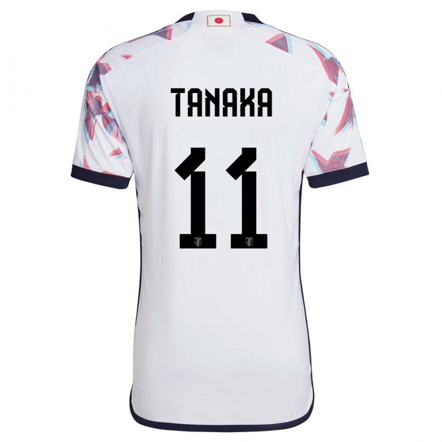 Hombre Camiseta Japón Mina Tanaka #11 Blanco 2ª Equipación 22-24 La Camisa Chile