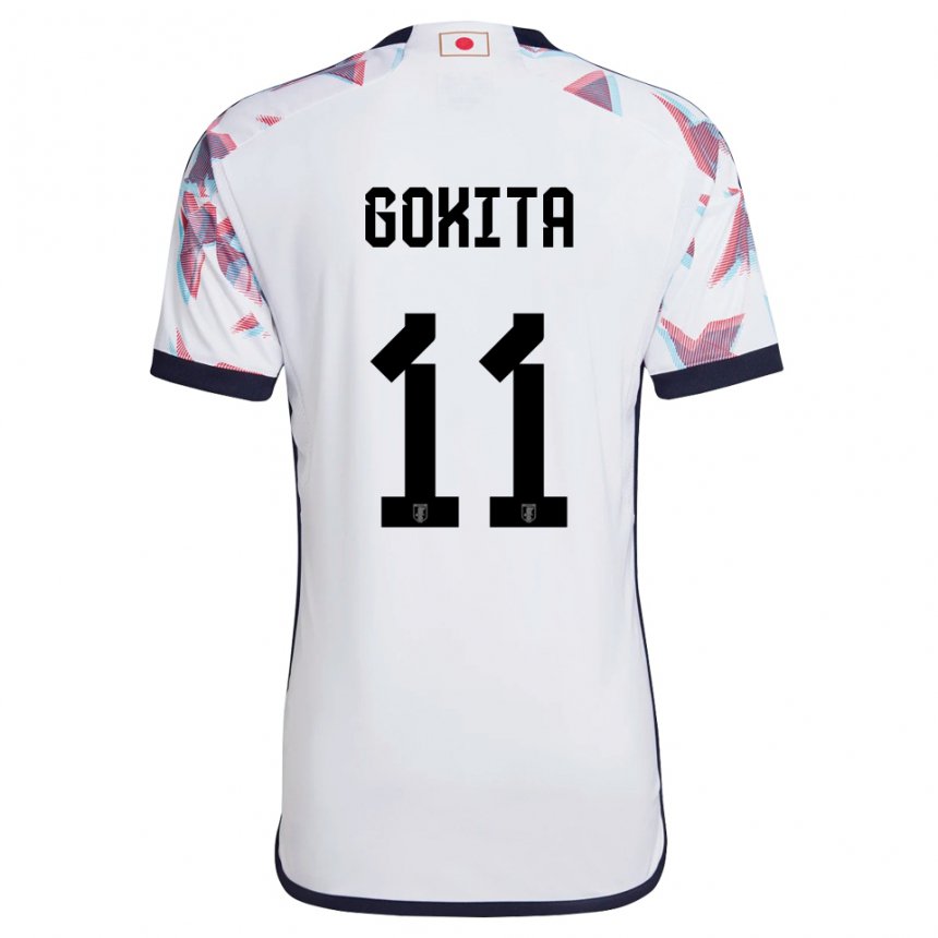 Hombre Camiseta Japón Kishin Gokita #11 Blanco 2ª Equipación 22-24 La Camisa Chile