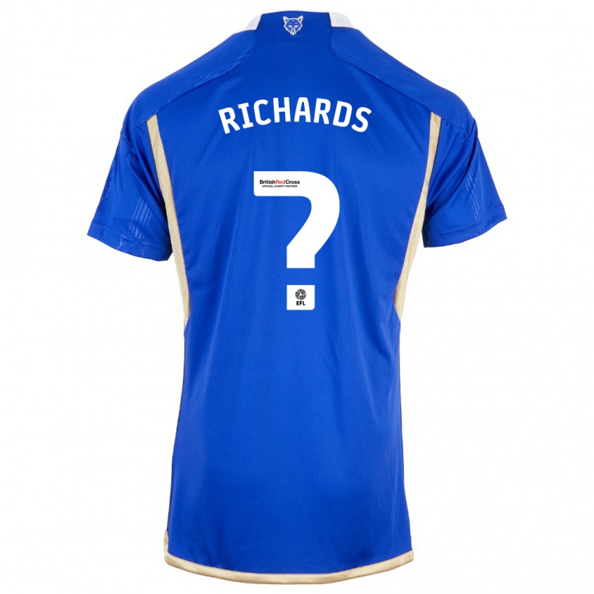 Niño Camiseta Amani Richards #0 Azul 1ª Equipación 2023/24 La Camisa Chile