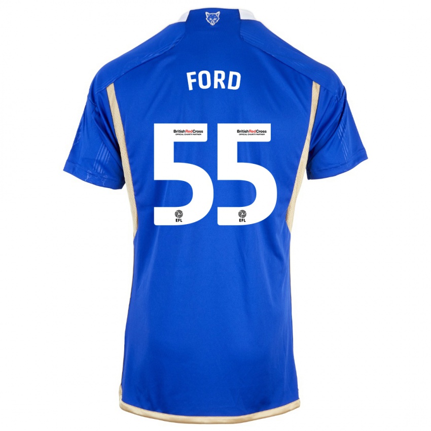 Niño Camiseta Harvey Godsmark-Ford #55 Azul 1ª Equipación 2023/24 La Camisa Chile