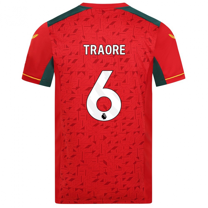 Niño Camiseta Boubacar Traoré #6 Rojo 2ª Equipación 2023/24 La Camisa Chile