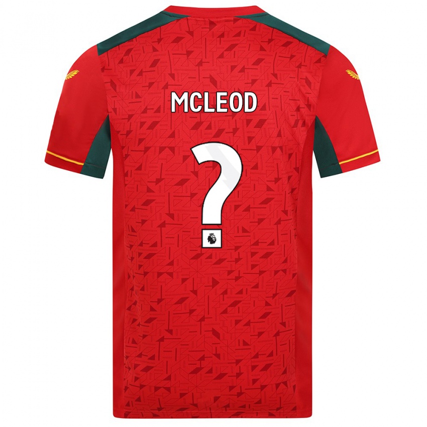 Niño Camiseta Ethan Mcleod #0 Rojo 2ª Equipación 2023/24 La Camisa Chile