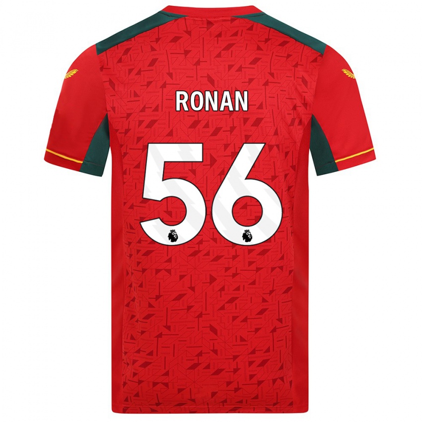 Niño Camiseta Connor Ronan #56 Rojo 2ª Equipación 2023/24 La Camisa Chile