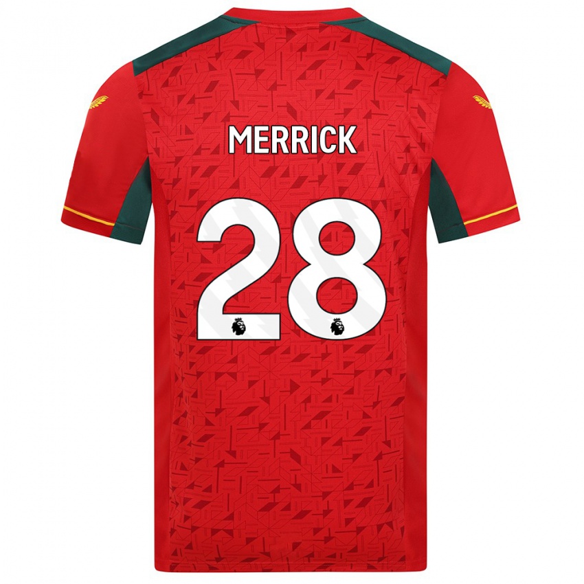Niño Camiseta Beth Merrick #28 Rojo 2ª Equipación 2023/24 La Camisa Chile