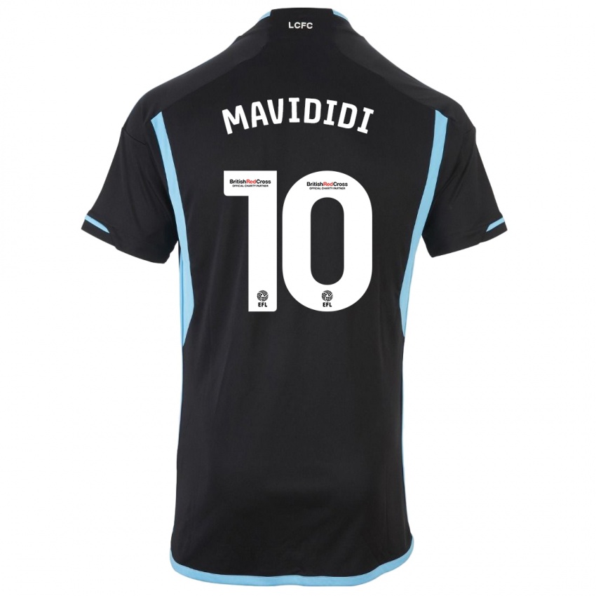 Niño Camiseta Stephy Mavididi #10 Negro 2ª Equipación 2023/24 La Camisa Chile