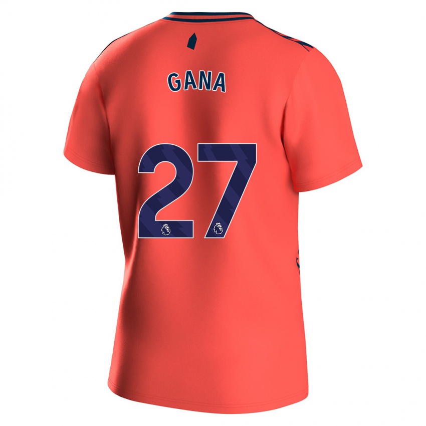 Niño Camiseta Idrissa Gueye #27 Coralino 2ª Equipación 2023/24 La Camisa Chile