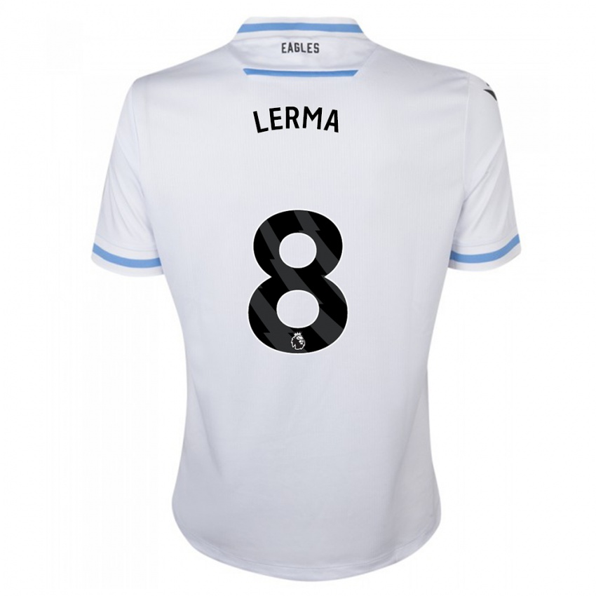Niño Camiseta Jefferson Lerma #8 Blanco 2ª Equipación 2023/24 La Camisa Chile