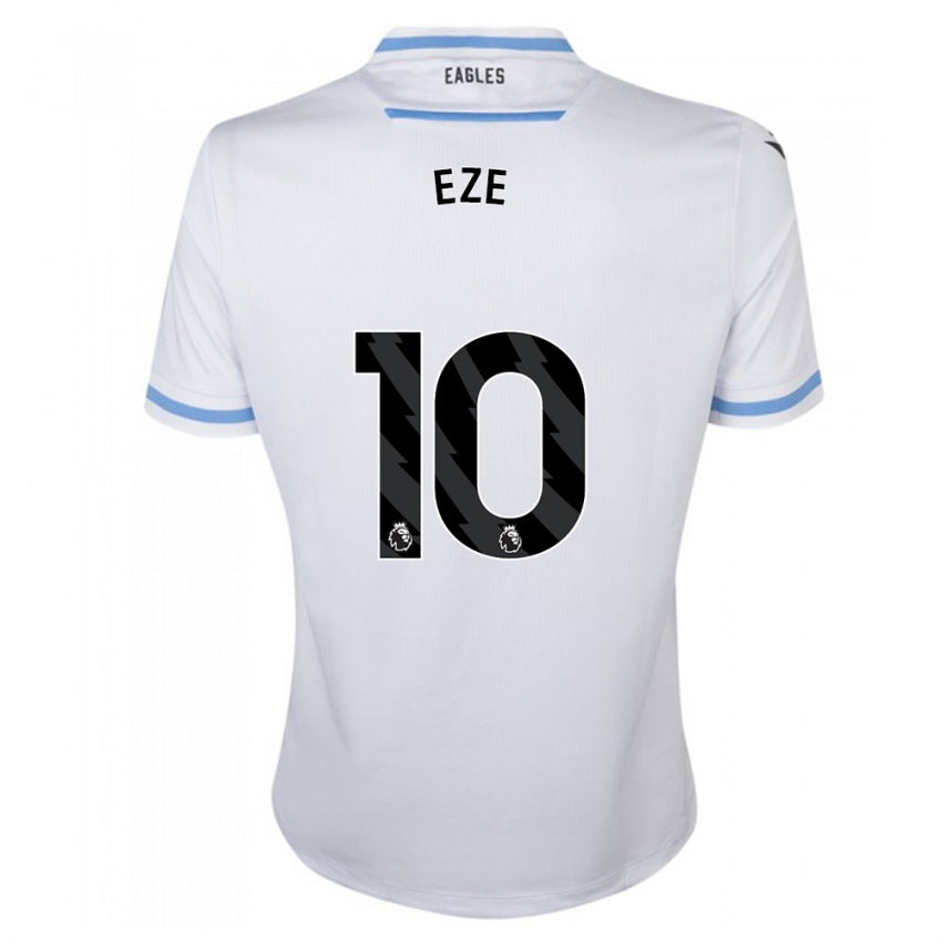 Niño Camiseta Eberechi Eze #10 Blanco 2ª Equipación 2023/24 La Camisa Chile