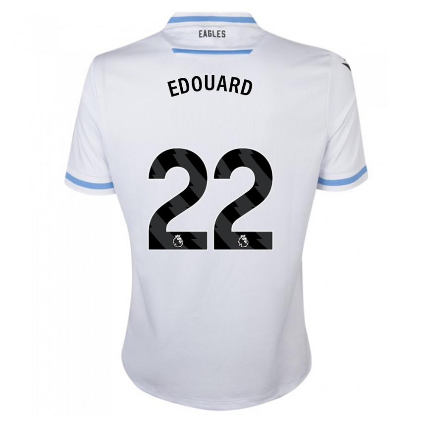 Niño Camiseta Odsonne Edouard #22 Blanco 2ª Equipación 2023/24 La Camisa Chile