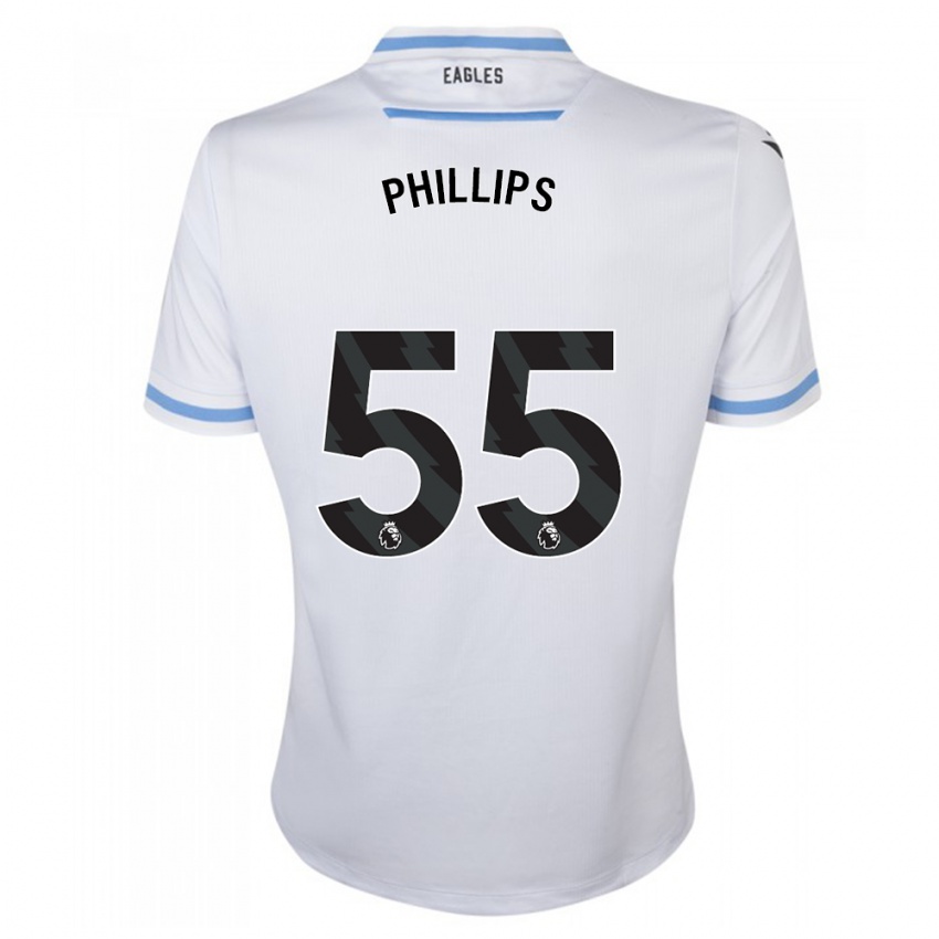 Niño Camiseta Killian Phillips #55 Blanco 2ª Equipación 2023/24 La Camisa Chile