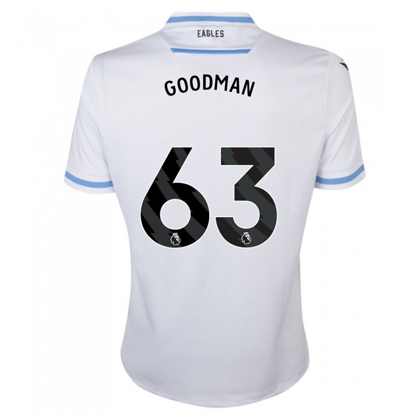 Niño Camiseta Owen Goodman #63 Blanco 2ª Equipación 2023/24 La Camisa Chile