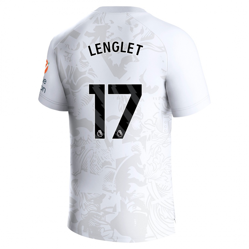 Niño Camiseta Clement Lenglet #17 Blanco 2ª Equipación 2023/24 La Camisa Chile