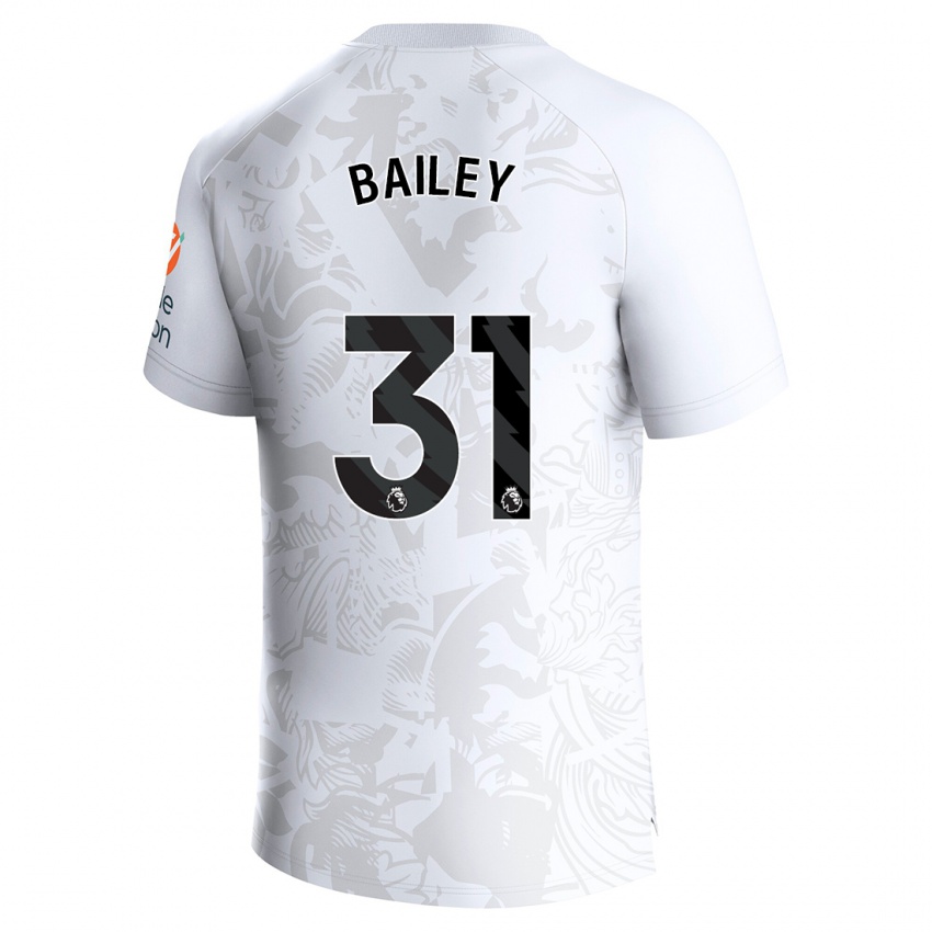 Niño Camiseta Leon Bailey #31 Blanco 2ª Equipación 2023/24 La Camisa Chile