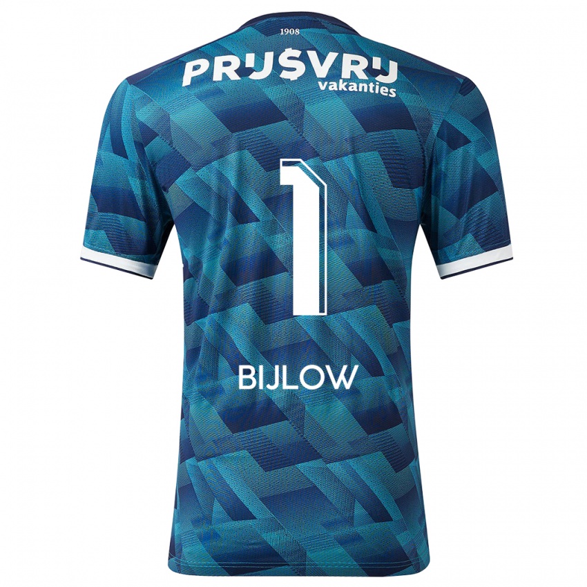 Niño Camiseta Justin Bijlow #1 Azul 2ª Equipación 2023/24 La Camisa Chile