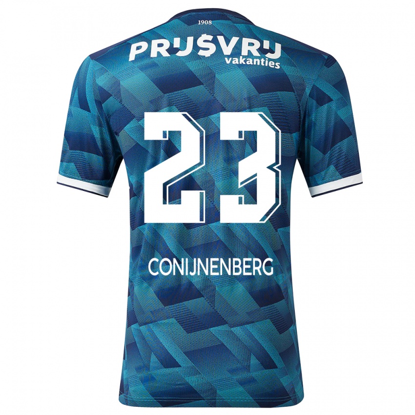 Niño Camiseta Jada Conijnenberg #23 Azul 2ª Equipación 2023/24 La Camisa Chile