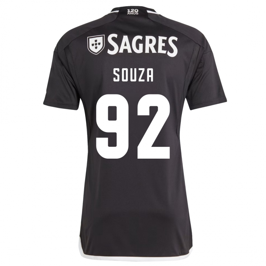 Niño Camiseta Pedro Souza #92 Negro 2ª Equipación 2023/24 La Camisa Chile